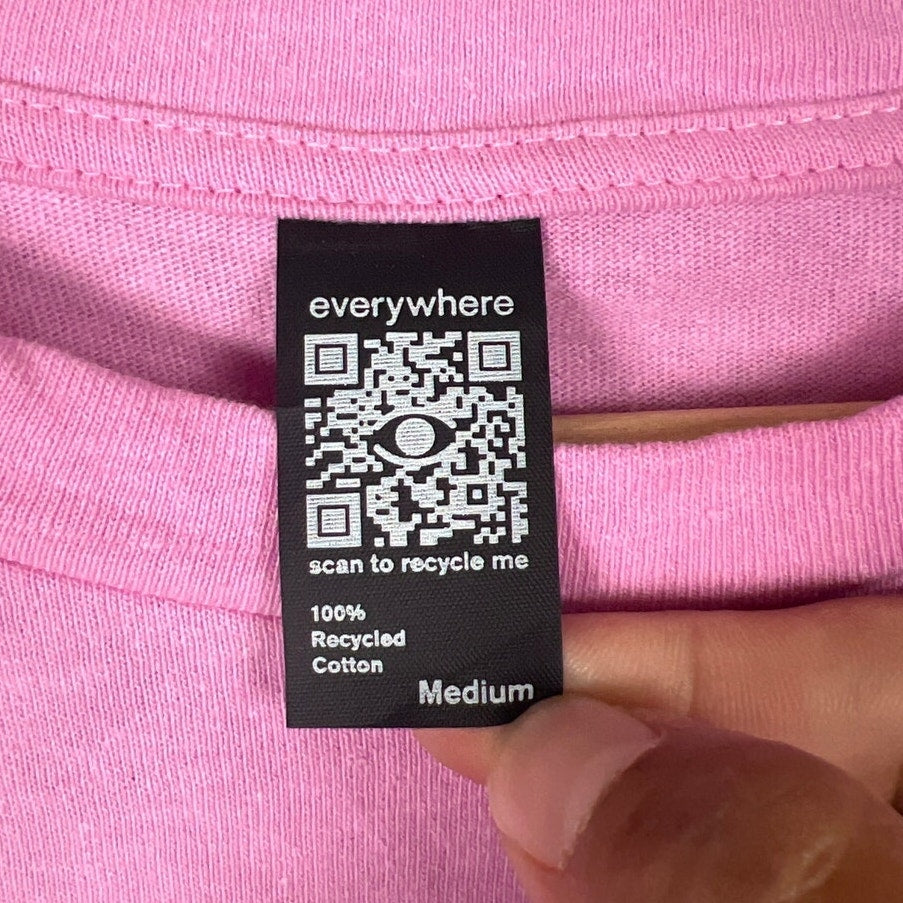 Chanel Fragrance Everywhere Pink Long Sleeve Women Shirt Size Medium