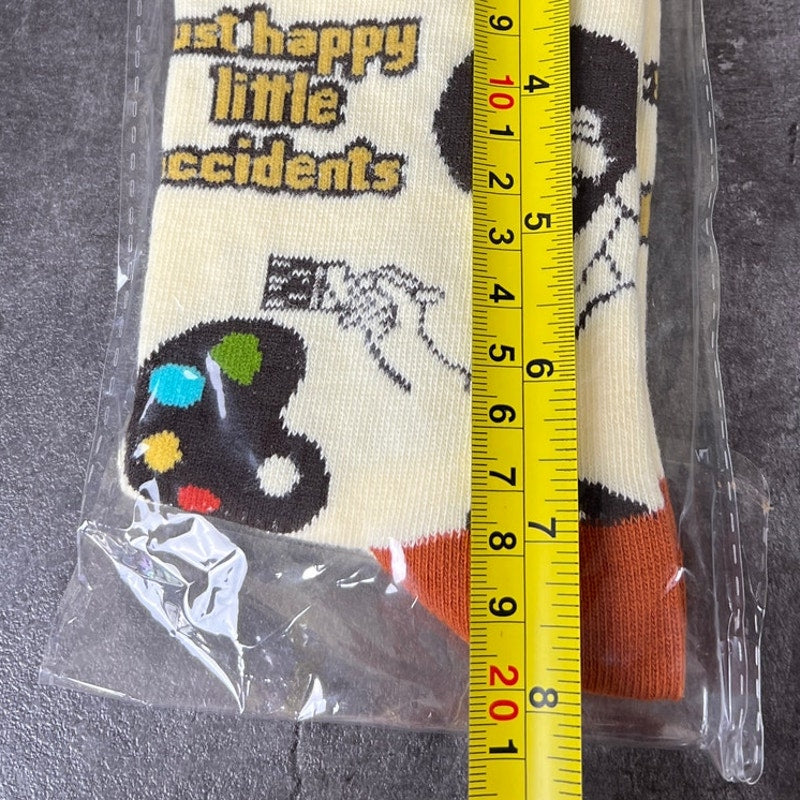 Ooh Geez! Socks NWT Bob Ross Women One Size Fits