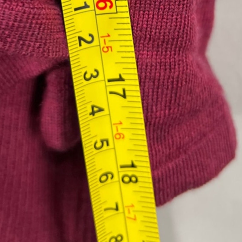 Eileen Fisher XL Red Cardigan 100% Merino Wool