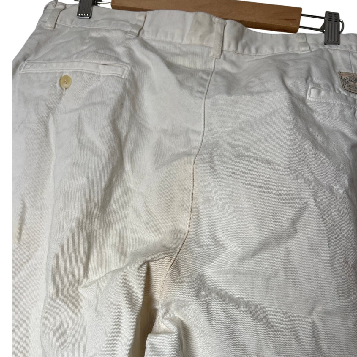 Polo Ralph Lauren Cotton Dress Pants *Stains* 36 x 34 Hammond