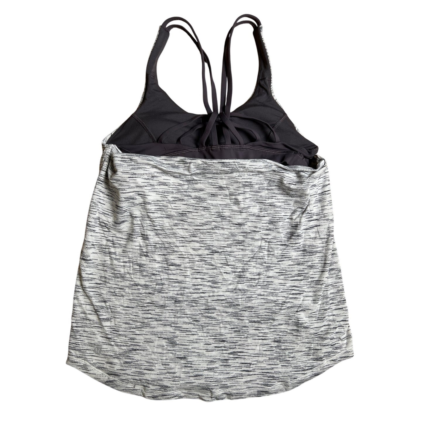 Lululemon Moment To Movement 2 In 1 Tank Heather Gray Size 6