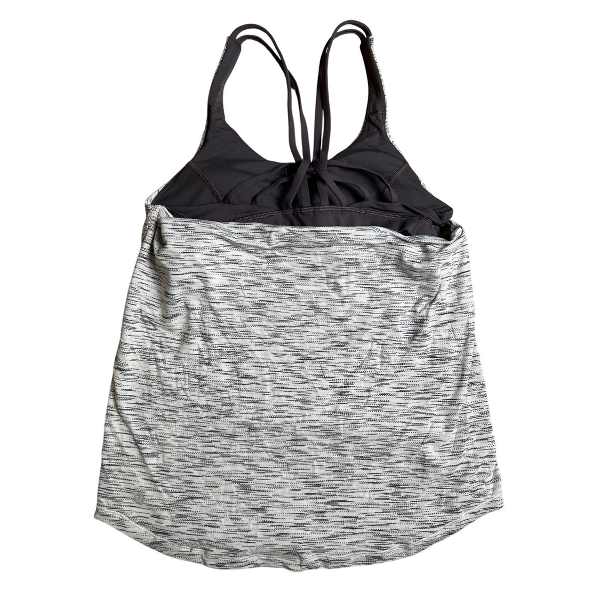 Lululemon Moment To Movement 2 In 1 Tank Heather Gray Size 6