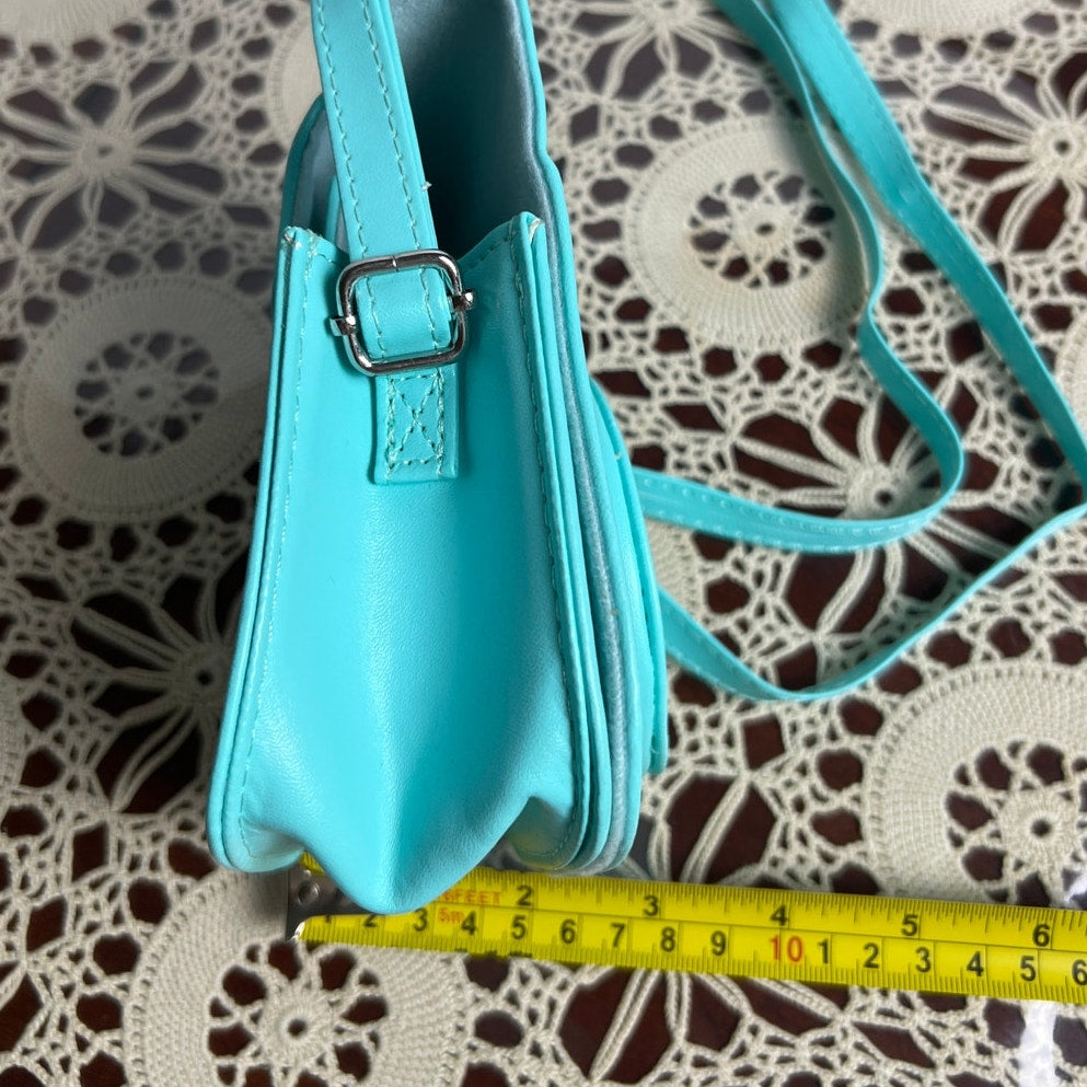 Fujifilm Instax Mini 7+ Camera Case W/Shoulder Strap Seafoam Mint Green