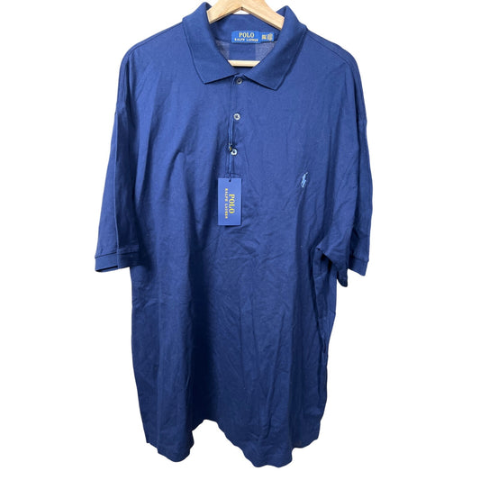 Polo Ralph Lauren NWT 2XLT Navy Blue Jersey Knit Polo