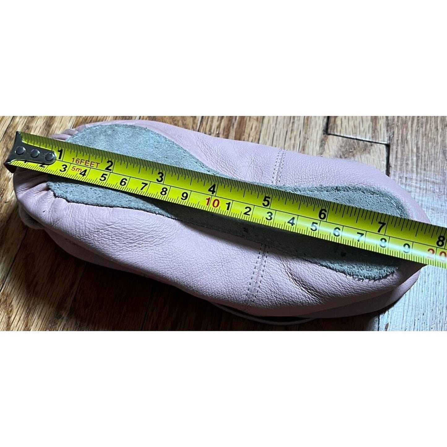 Ballet Pink Flat Leather 2ML/215MM (SIZE 8.5) Dance Shoe