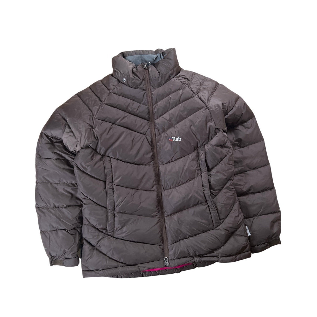 Rab Brown Puffer Purtex Endurance Jacket Women Size Large