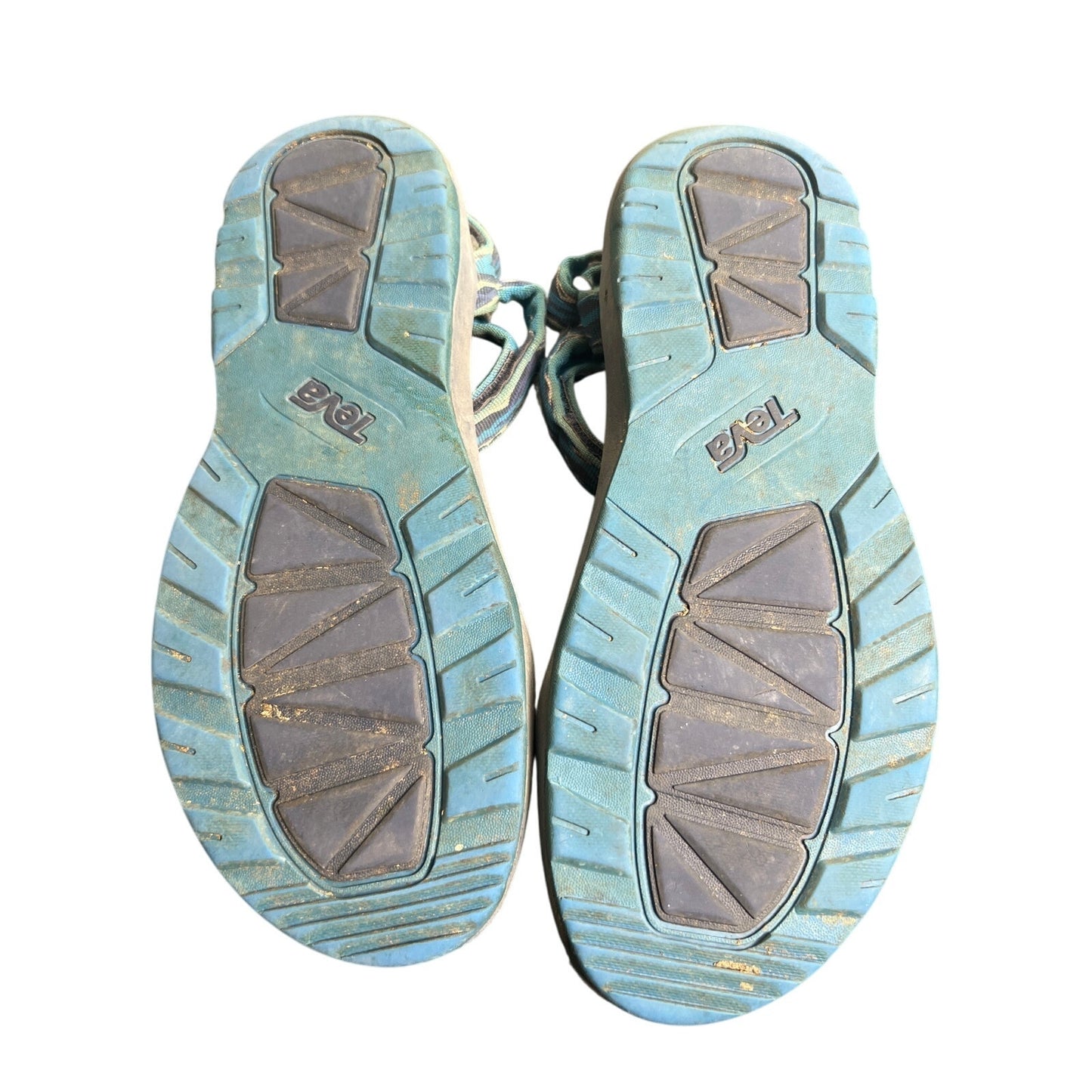Teva Blue Strap Sandals Men Size 10