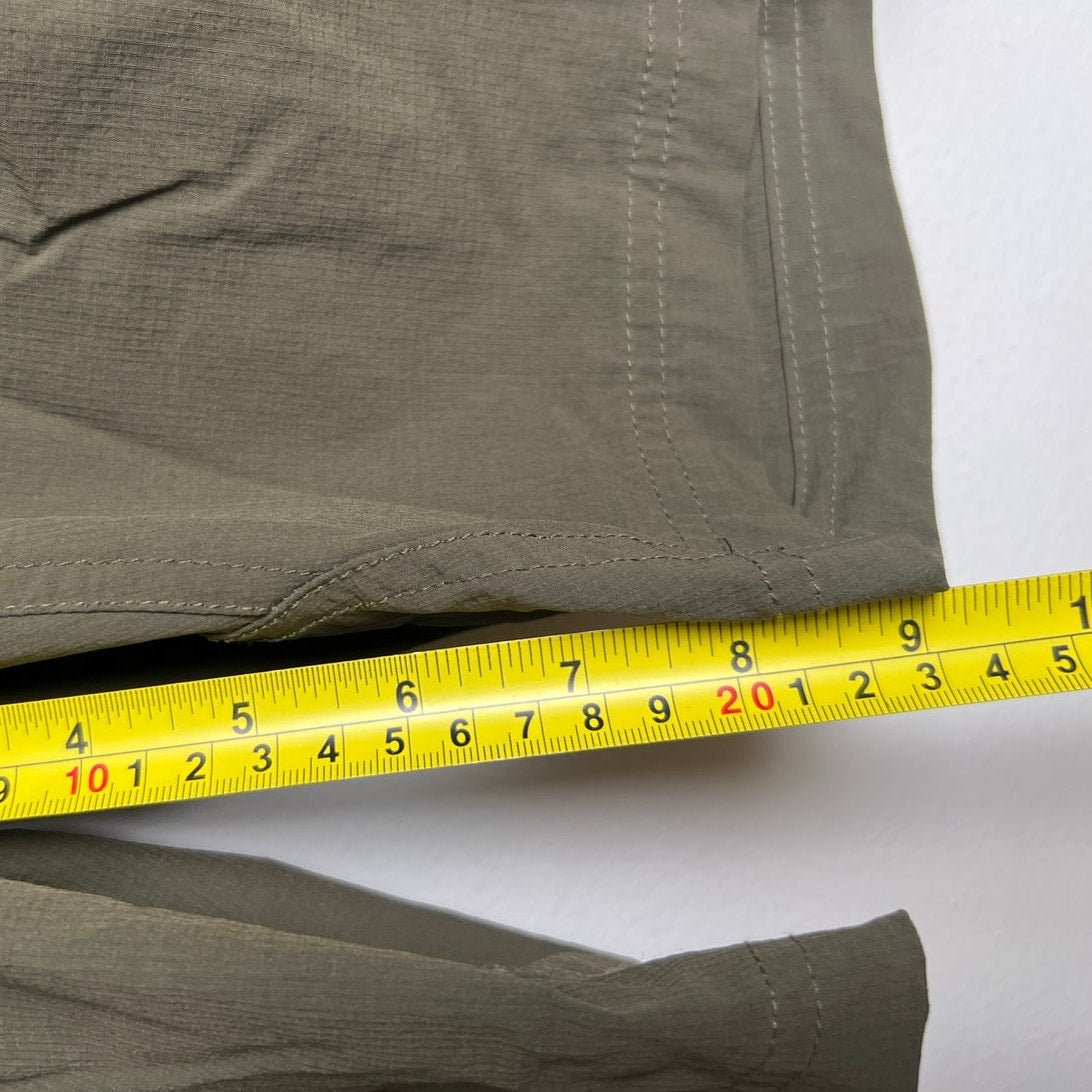 MIER Shorts Women's Size 12 Gray Nylon Stretch Cargo Lightweight Hiking Outdoor