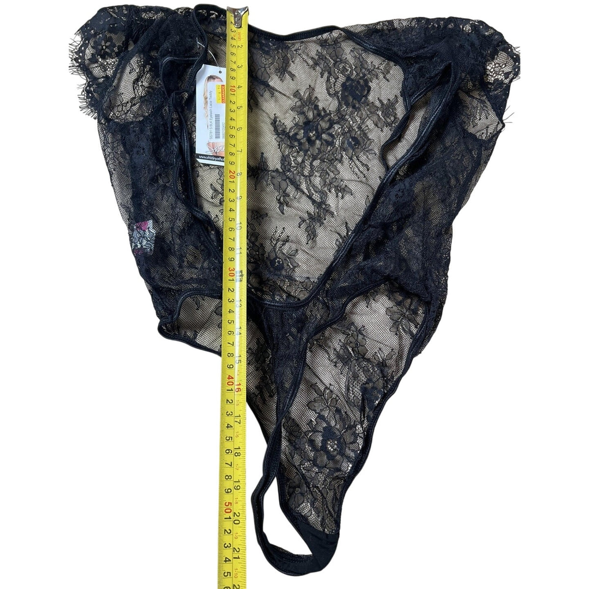 Shirley Teddy Womens S Black Lace Eyelash Sheer High Cut Lingerie Sexy