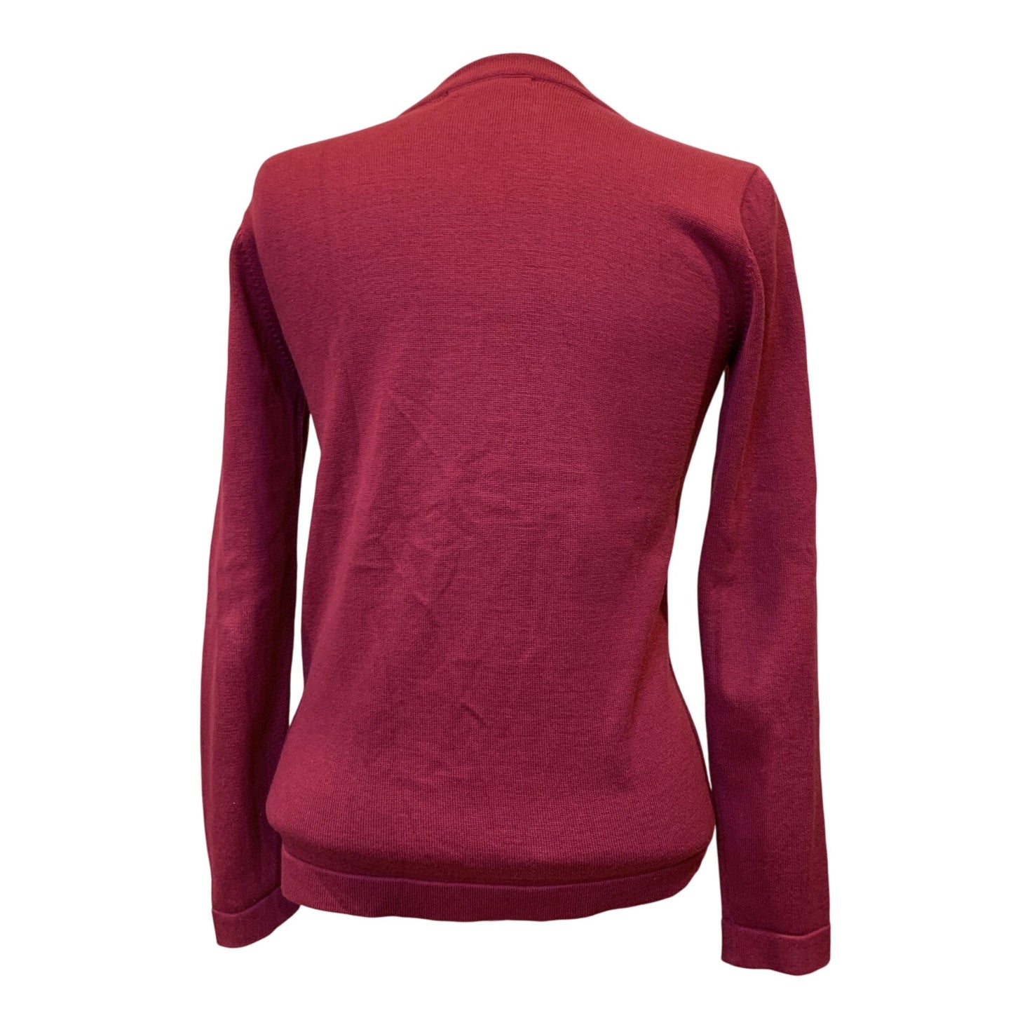 Alpaca Wawa Alpaca Blend Cardigan Sweater Red Button Up Women's Size S - EUC