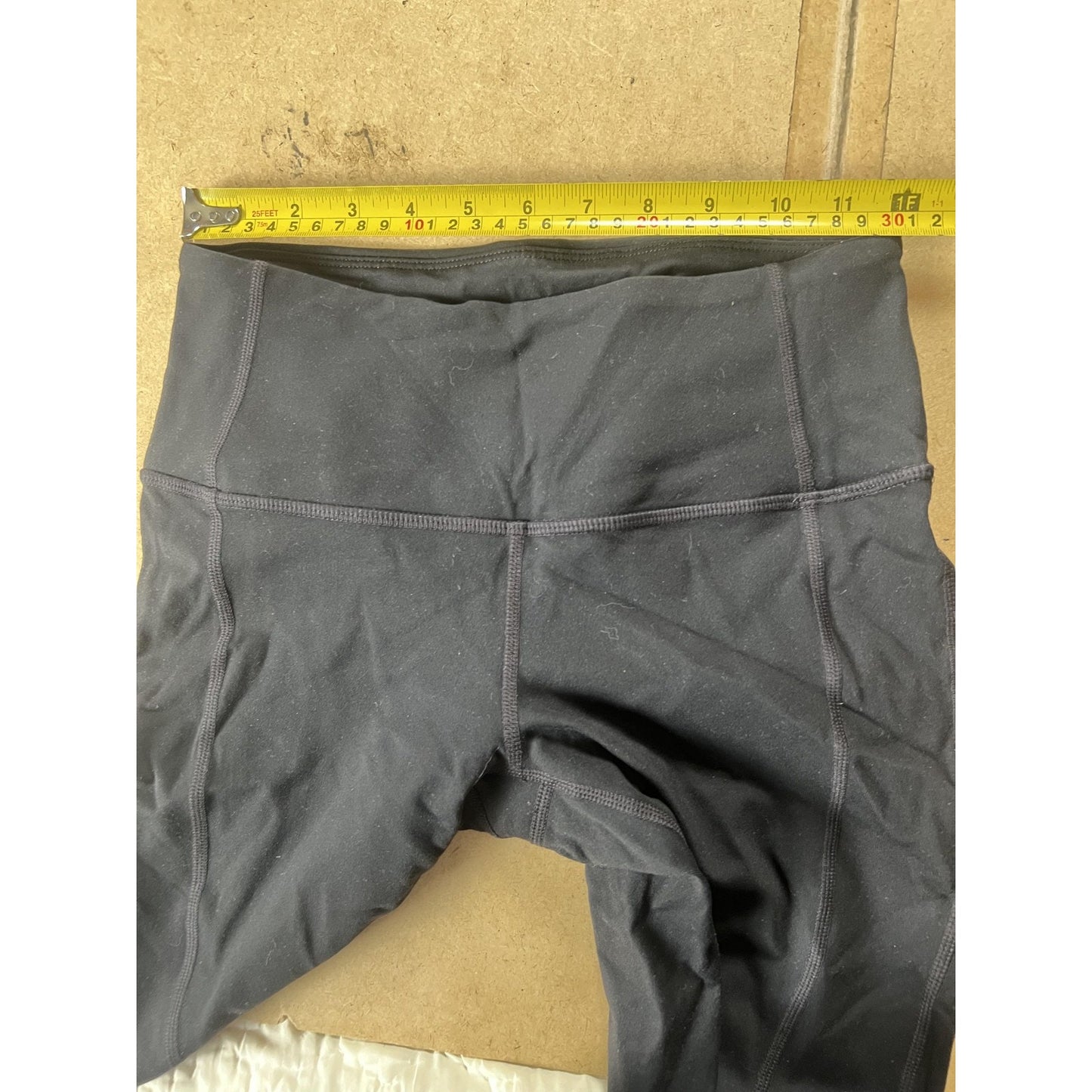 PrAna Leggings Womens S Black High Rise Ankle Yoga Colorblock Nylon Spandex