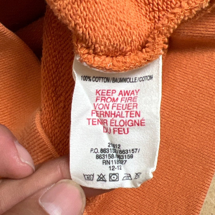 Mini Boden Orange 5-6Y Boy Zip-Up Sweater