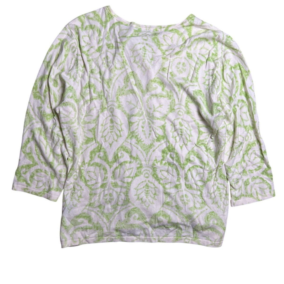 J.Mclaughin Women Green AOP Pattern Size XL
