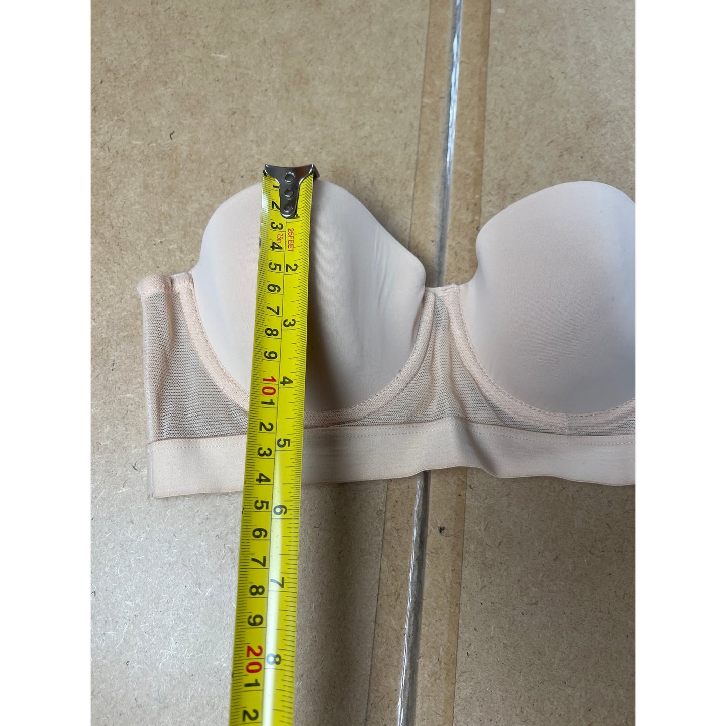 Lively Cream Strapless Bra 32C