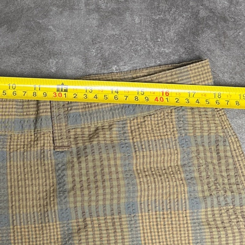 Patagonia Organic Cotton 36 Men's Plaid Shorts Pockets