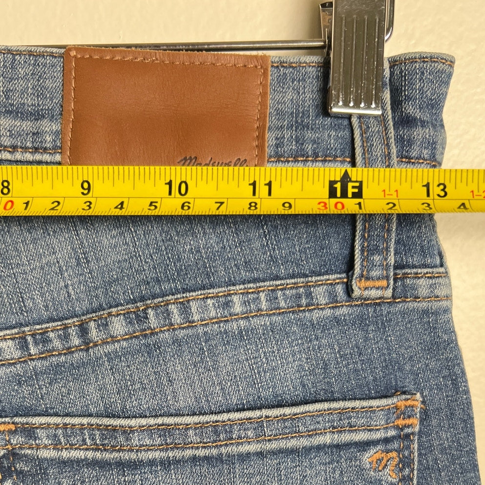 Madewell 10" High Rise Skinny Distressed Women Size 25 Jean