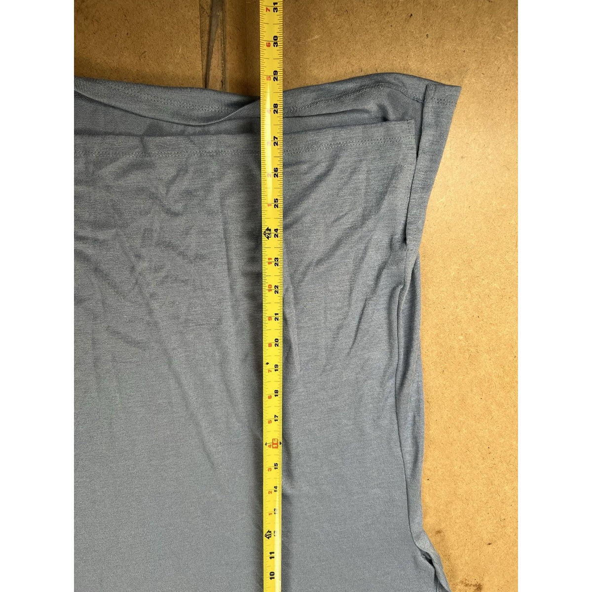 Orvis T-Shirt Womens XXL Blue V-Neck Jersey Cap Sleeve Lightweight Stretch