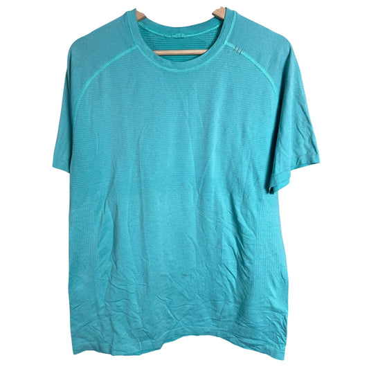 Lululemon Large Swiftly Tech Short Sleeve Blue