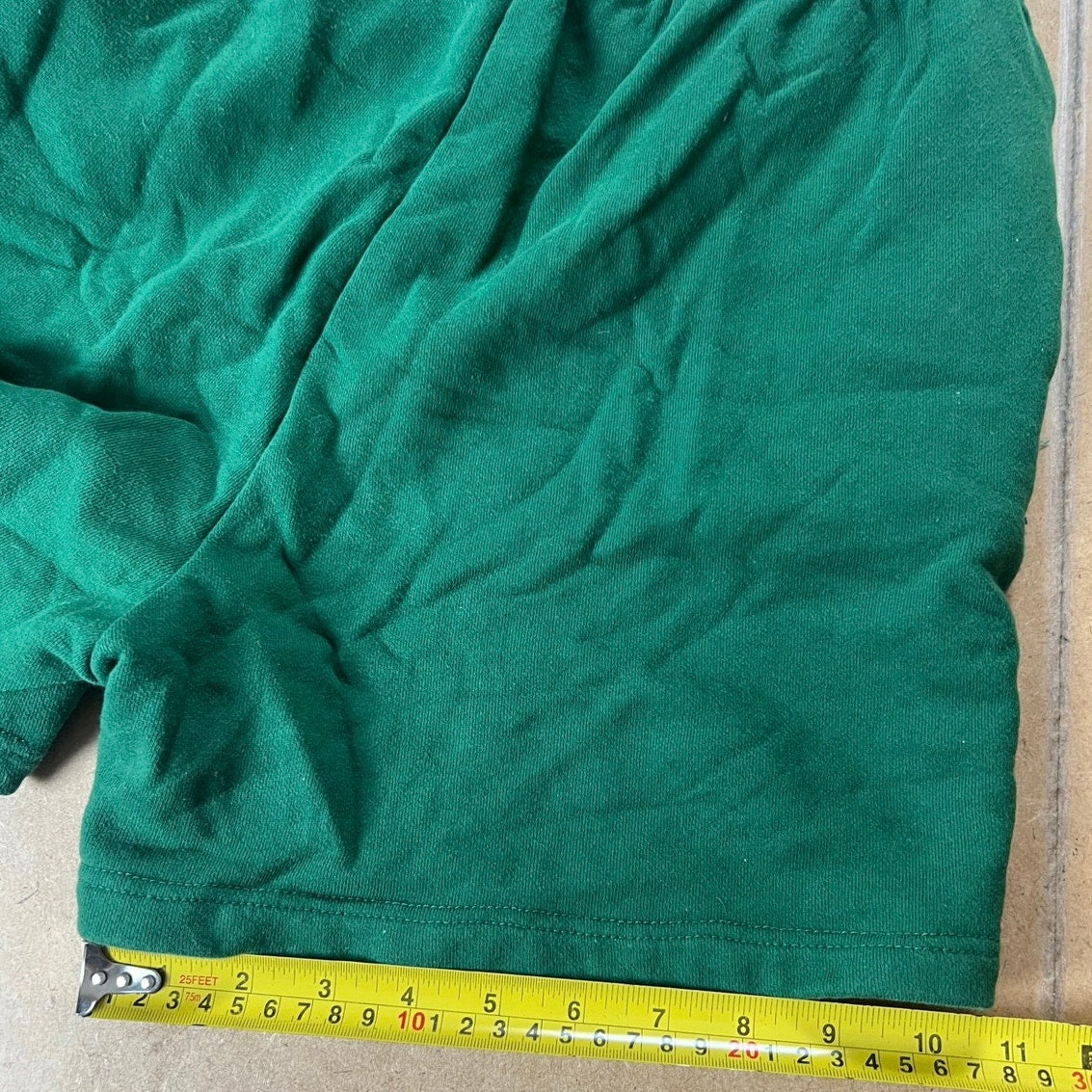 CODIRMA Mens Medium Green French Terry Sweat Shorts Elastic Waist Activewear