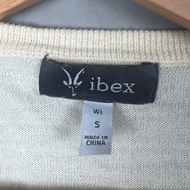 Ibex Women's Silk Merino Wool Curator Sweater Size S