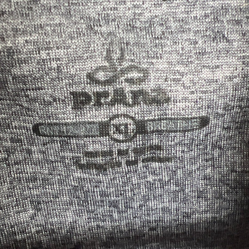 Prana XL 1/4 Zip Up Sweater Grey Pullover Hiking Active Wear