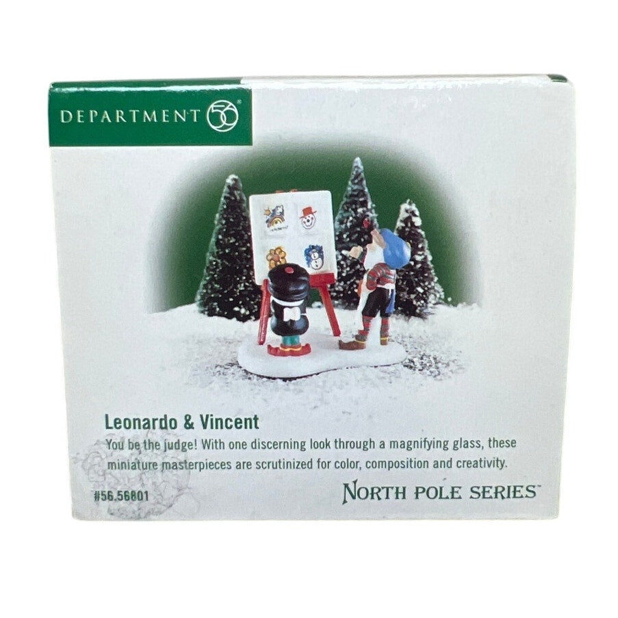 Department 56 North Pole Series Leonardo & Vincent Decoration