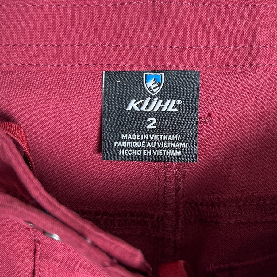 Kuhl Womens Hiking Outdoor Pants Coral Red Size 2