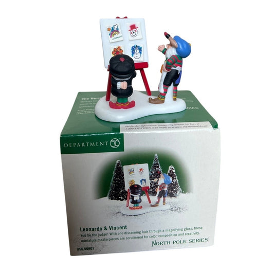 Department 56 North Pole Series Leonardo & Vincent Decoration