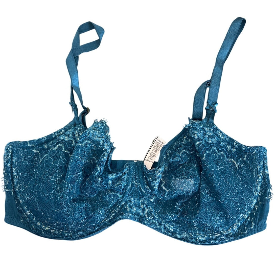 Victoria Secret Push Up 38DD Blue Wicked Unlined Balconette