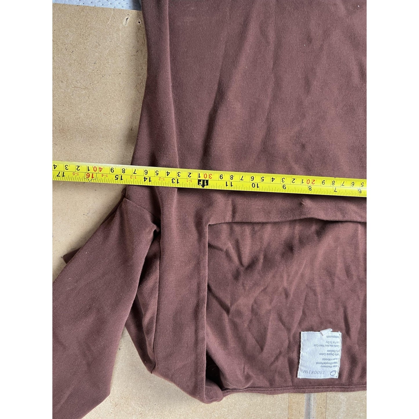 Bodysuit Womens XL Brown Jersey One Piece High Leg Stretch Lightweight