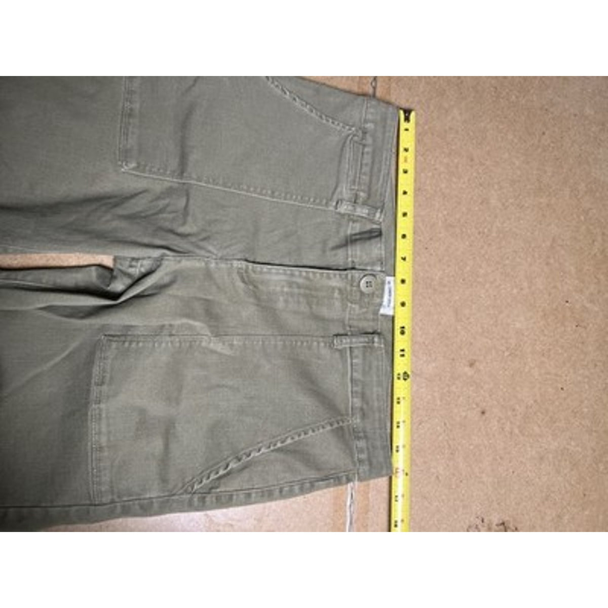 Sanctuary Pants Womens 30 Green Chino Twill Relaxed Fit Pockets Flat Front