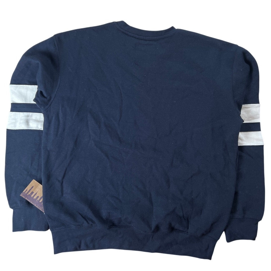 NWT New York Apparel Sweatshirt Mens XL Navy Blue Pullover Sweater