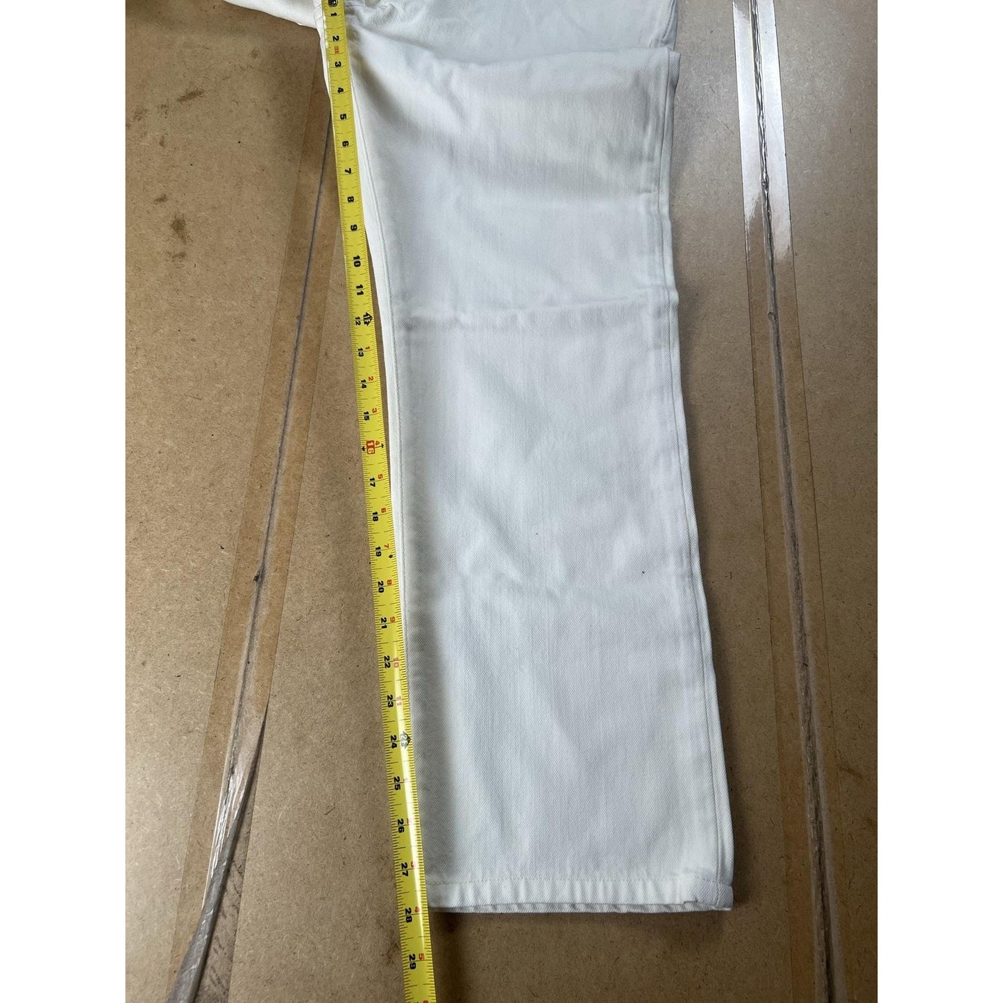 Polo Ralph Lauren Pants Mens 32x30 White Chino Cotton Straight Flat Front