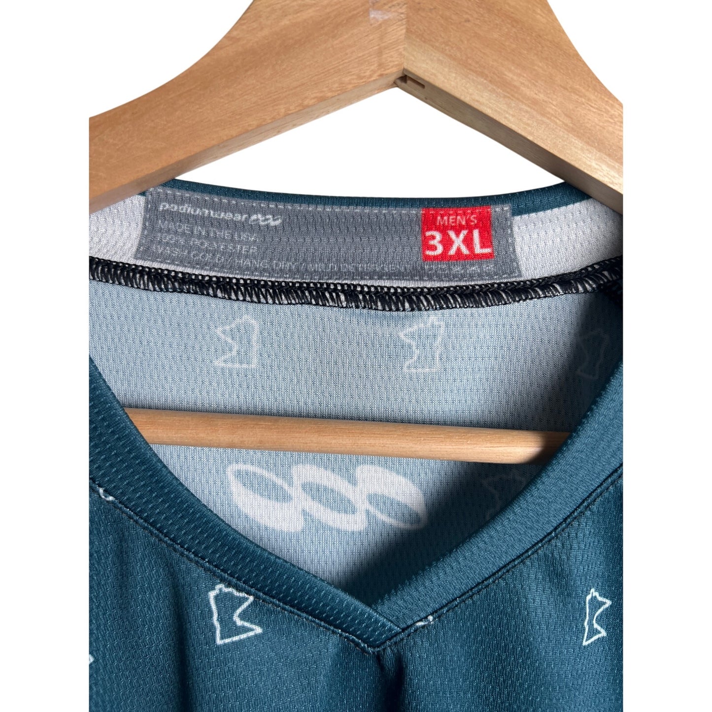 Podiumwear 000 Size 3XL Made In Minnesota Cycling Long Sleeve Nordic