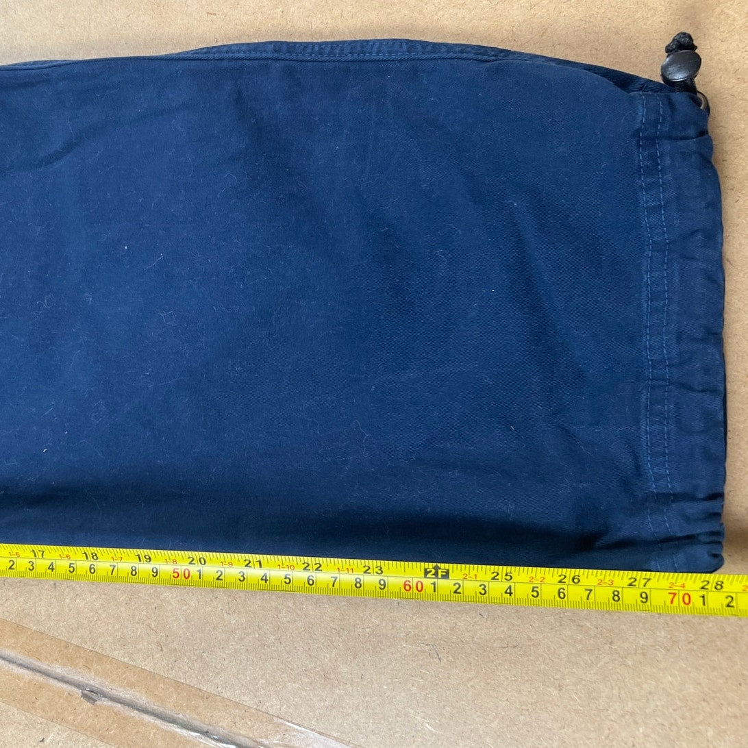 ASKKNY Navy Blue Sweat Pant Cargo Women Size 28