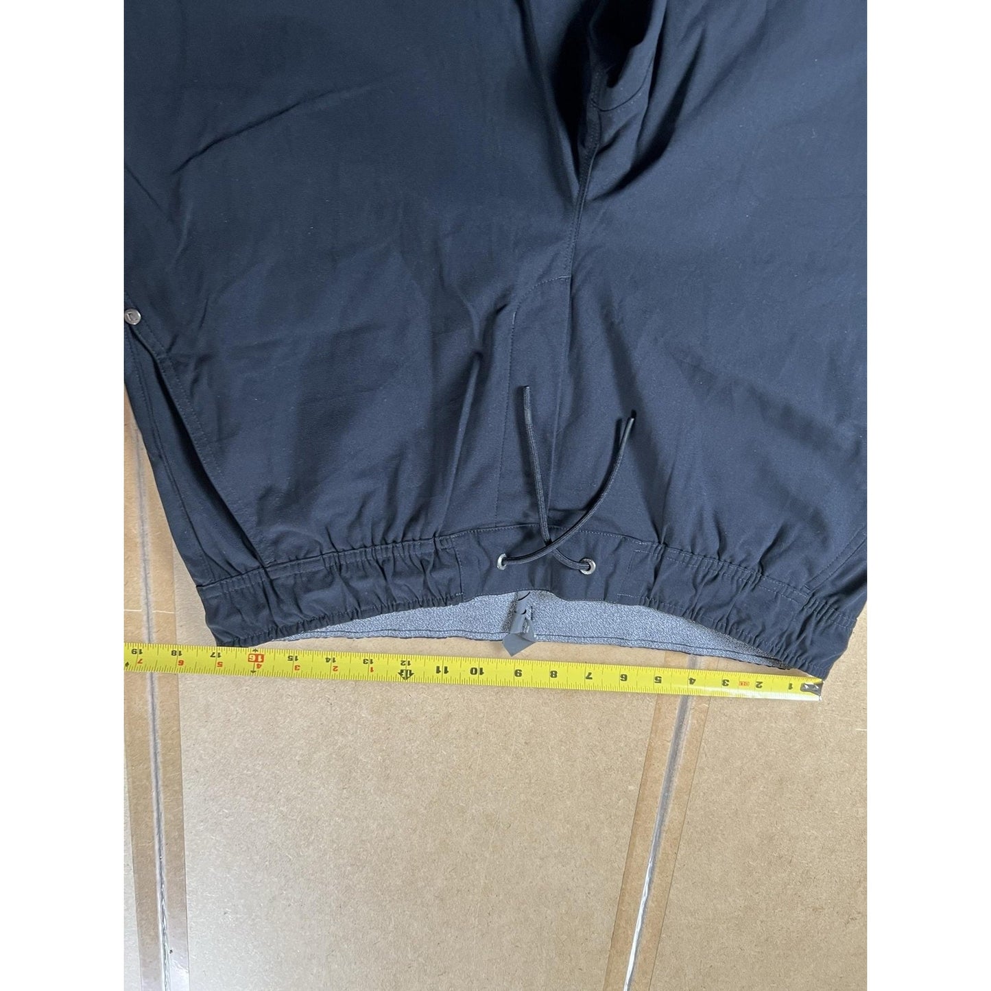 Vuori Pants Unisex XL Black Jogger Microfiber Drawstring Pockets Slim Fit