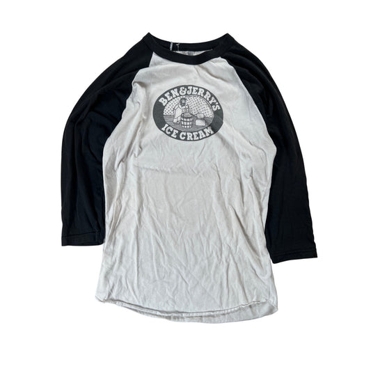 American Apparel Ben & Jerry’s Ice Cream Raglan baseball T-shirt Size Small