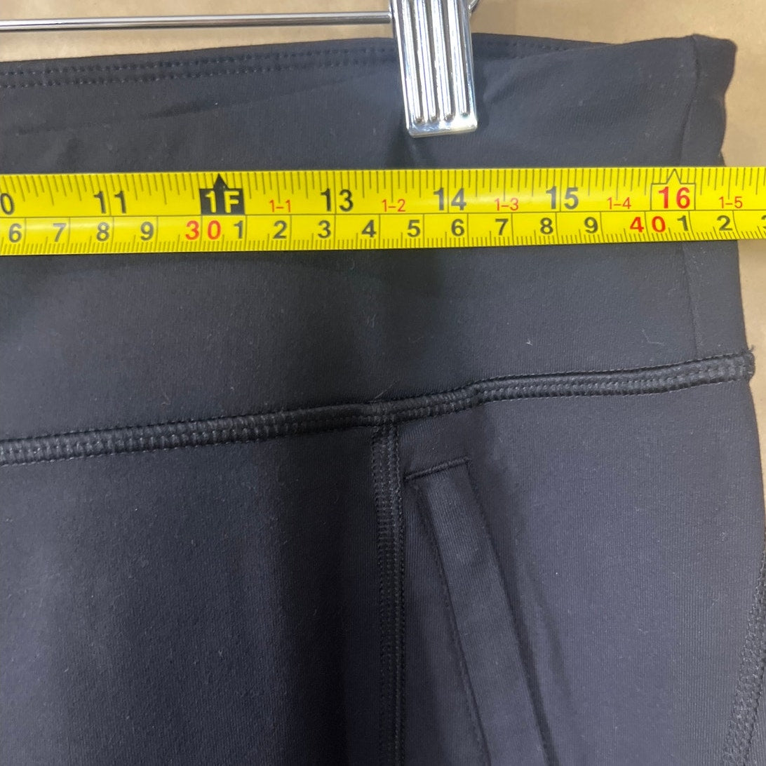 Duluth Trading Size Large Black NoGa Namastash Slim Leg Pants Women's