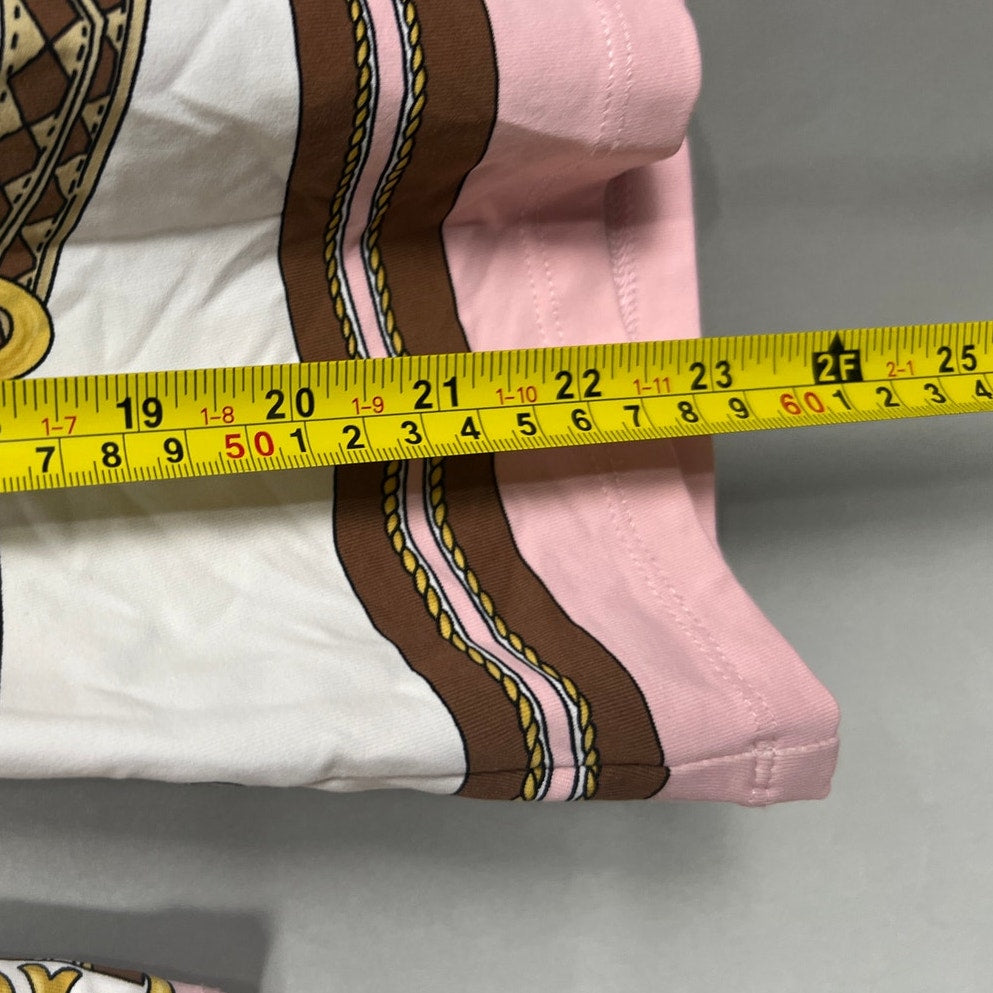 J. McLaughlin Signature Top Cream/Brown Westminster Women Size S