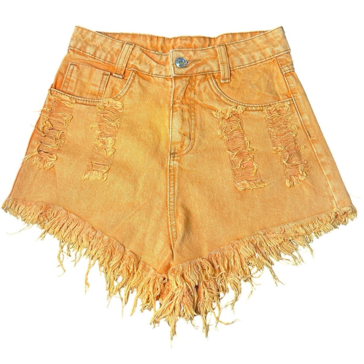 Búho Brasil Orange Women Shorts Size 36