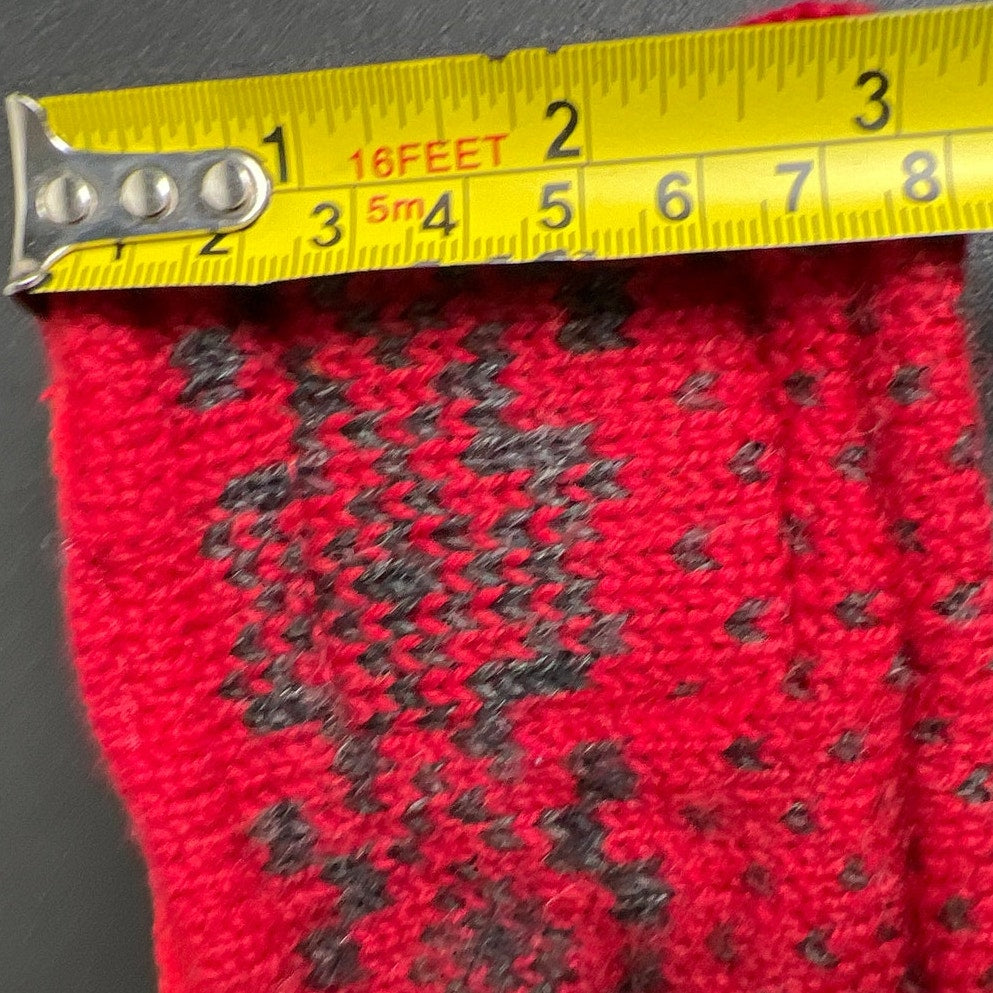 Fosse Red One Size Fleece Headband