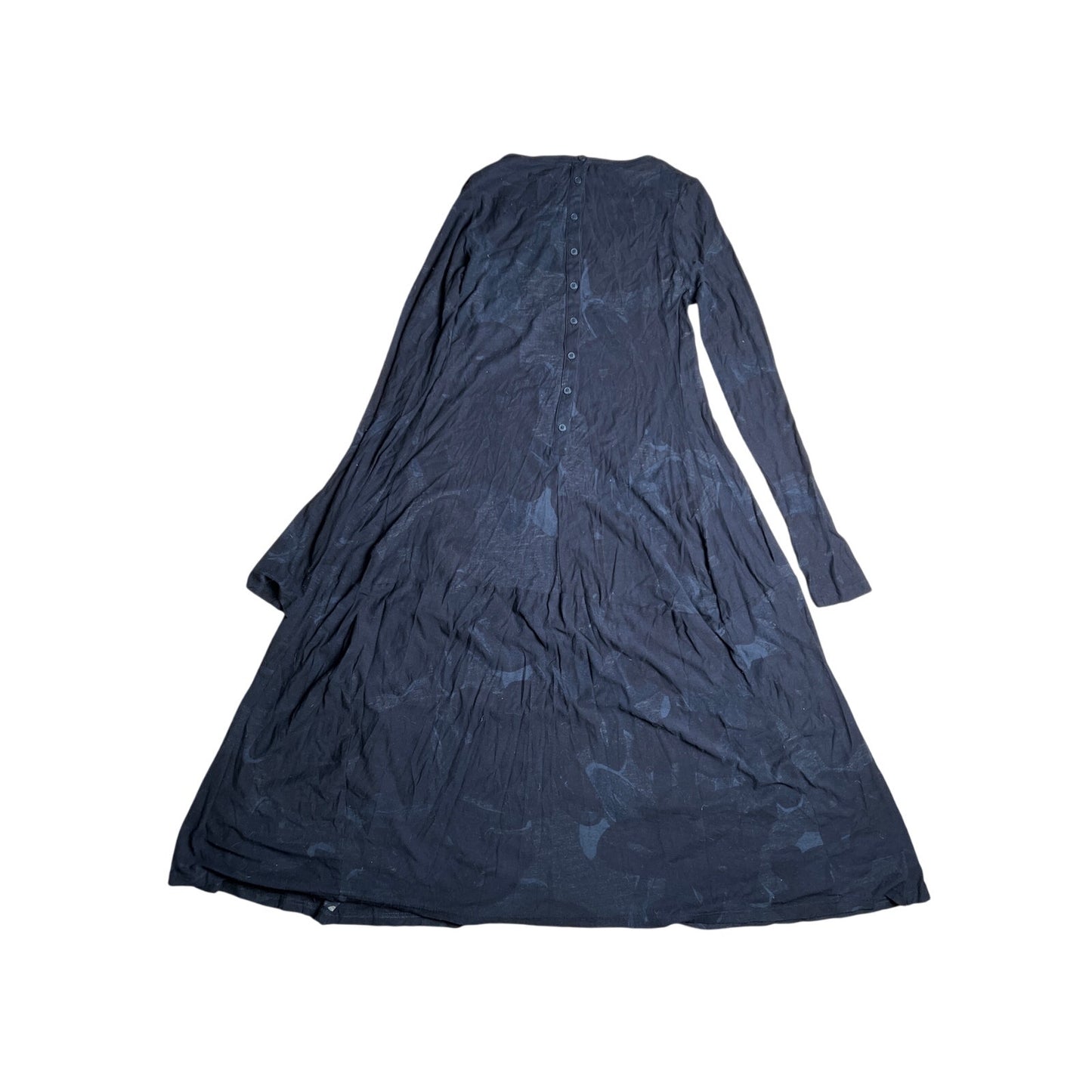 Black Label Black Marble Long Dress Women Size XS
