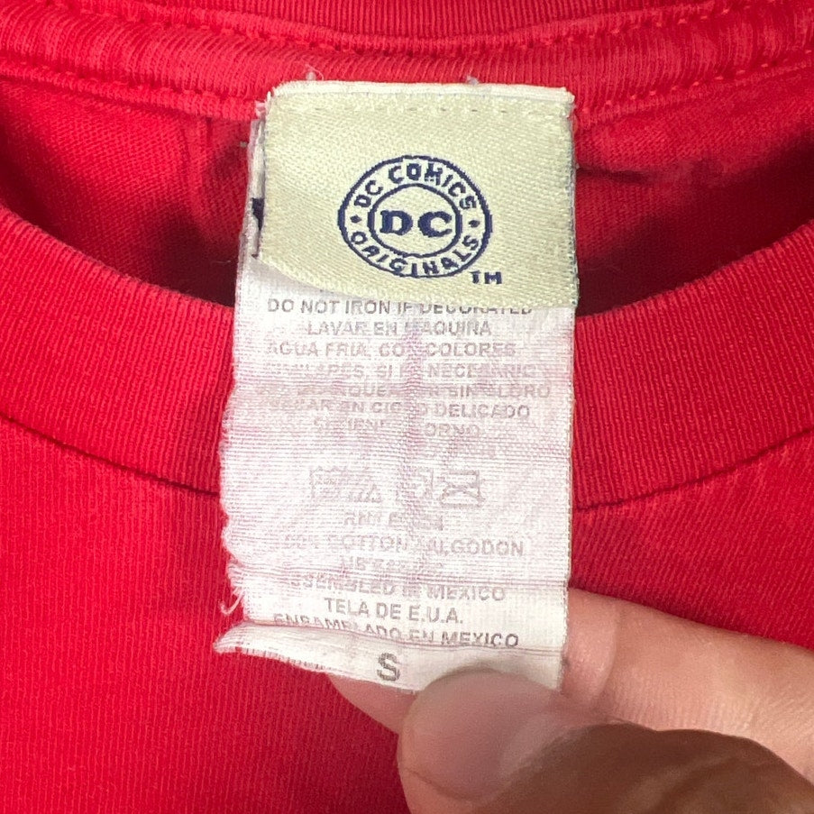 The Original Flash DC Comic Red T-shirt Size Small Superhero