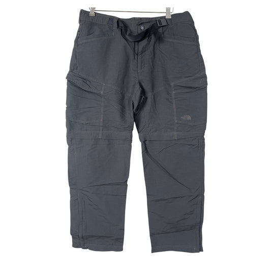 The North Face Size Large Gray Hiking Pants Paramount Trail Convertible