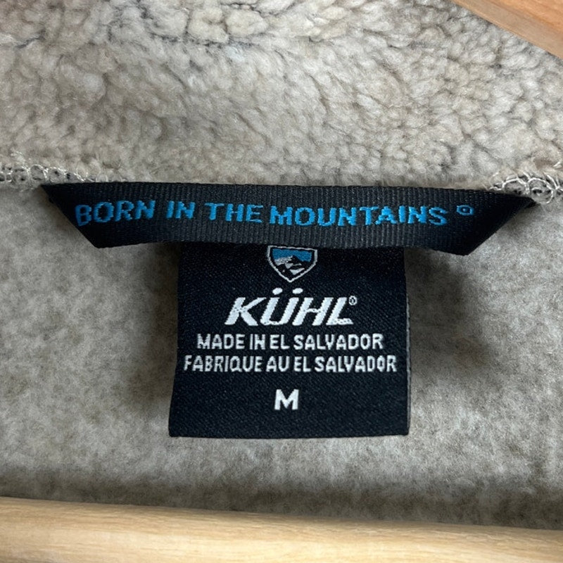 KUHL Women’s Gray Zip Pullover Fleece Sweater Long Sleeve Size M