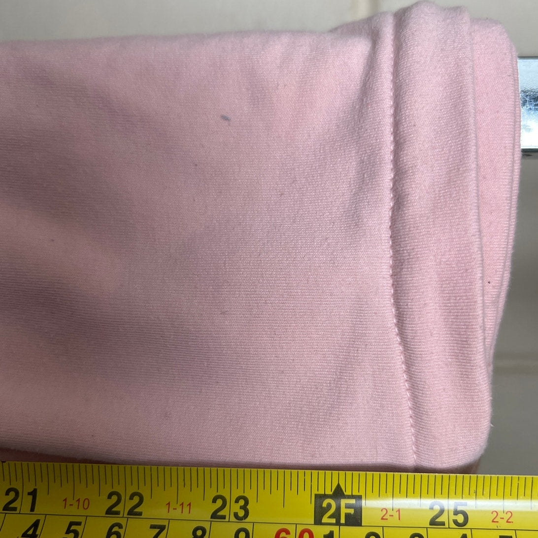 Coqueta Couture XL Pink Wide Flare Sweatpants Angel Wing