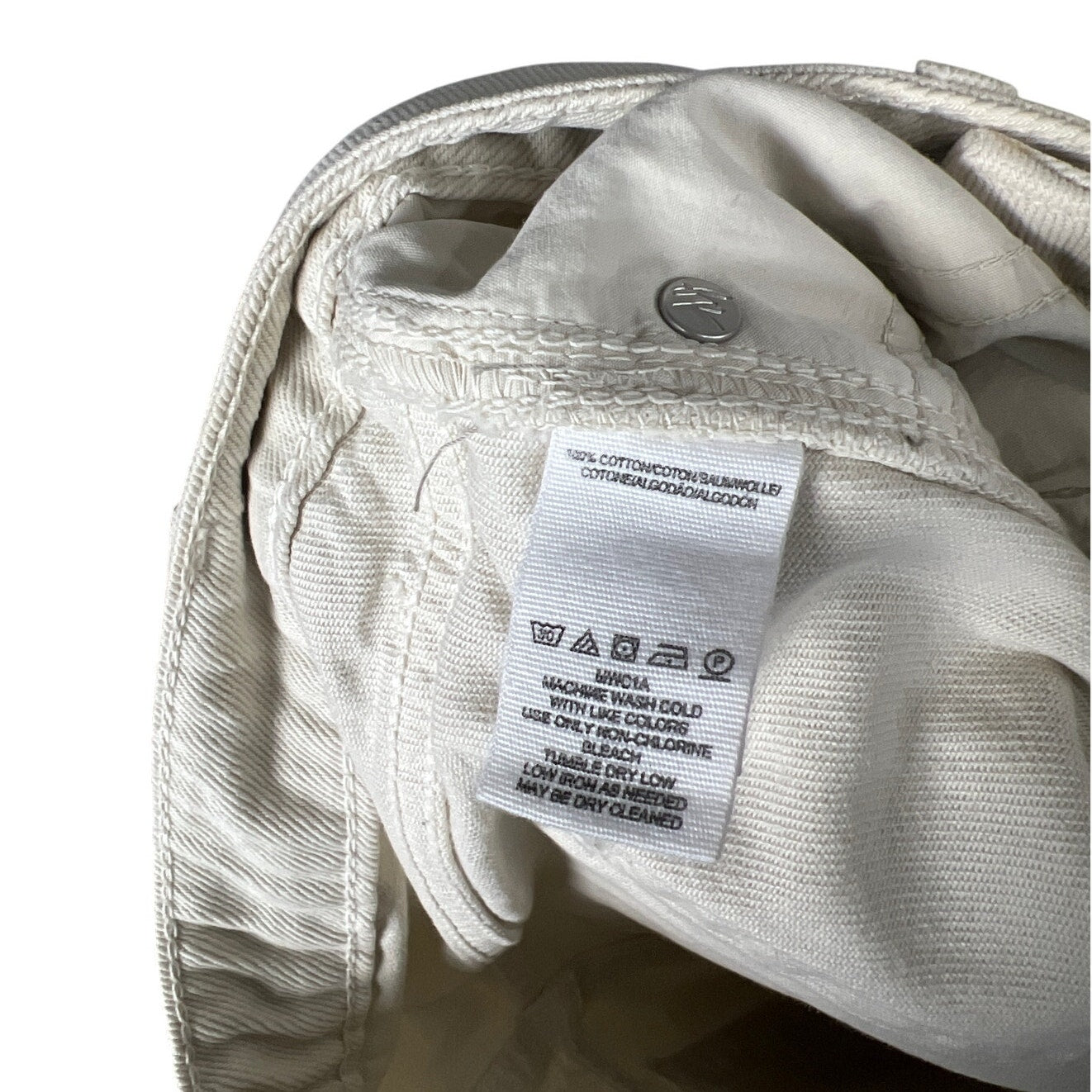 Free People We The People Size 25 100% Cotton White Skirt