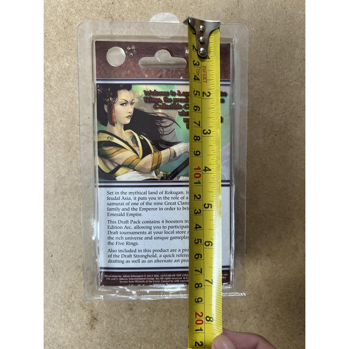 Legend Of The Five Rings White Draft Player Kit Lot Of 2 AEG Promo 2014