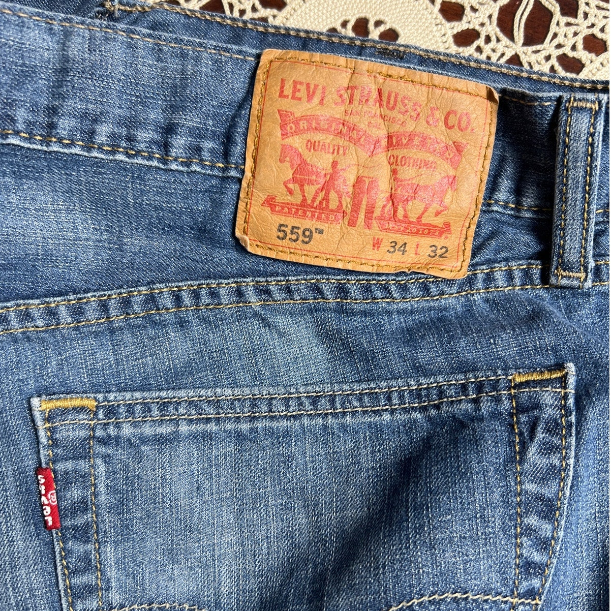 Levi Strauss & Co Straight Fit Blue Jean Size W34|L32