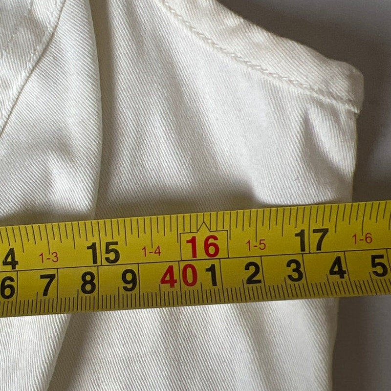 Harley Davidson World's Finest White Zip Up Vest *Dimensions In Pictures*